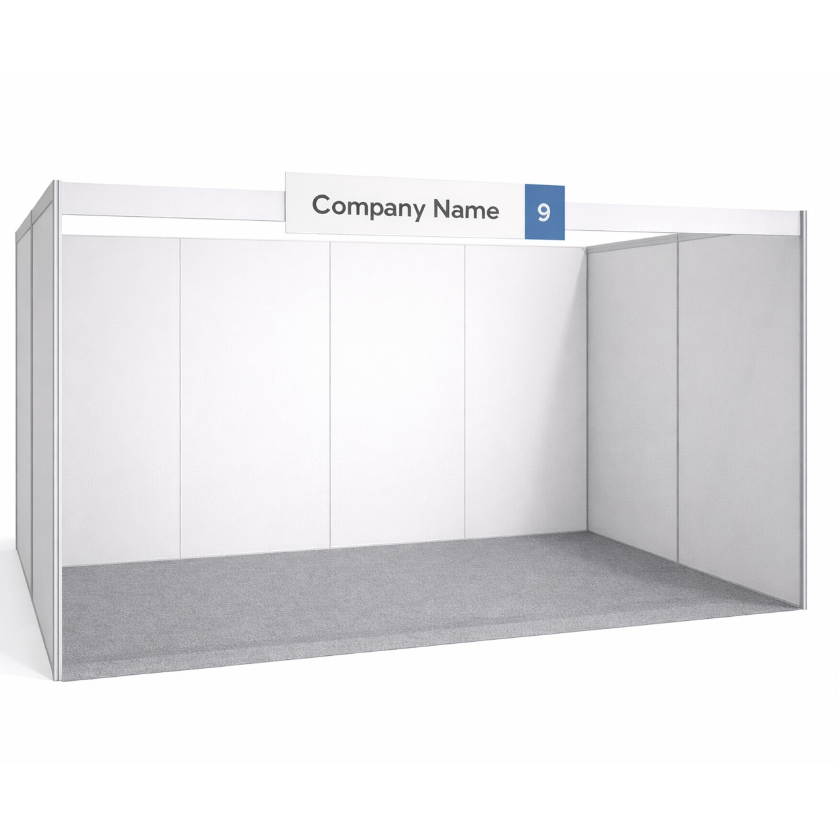 3m x 2m Exhibitor Stand