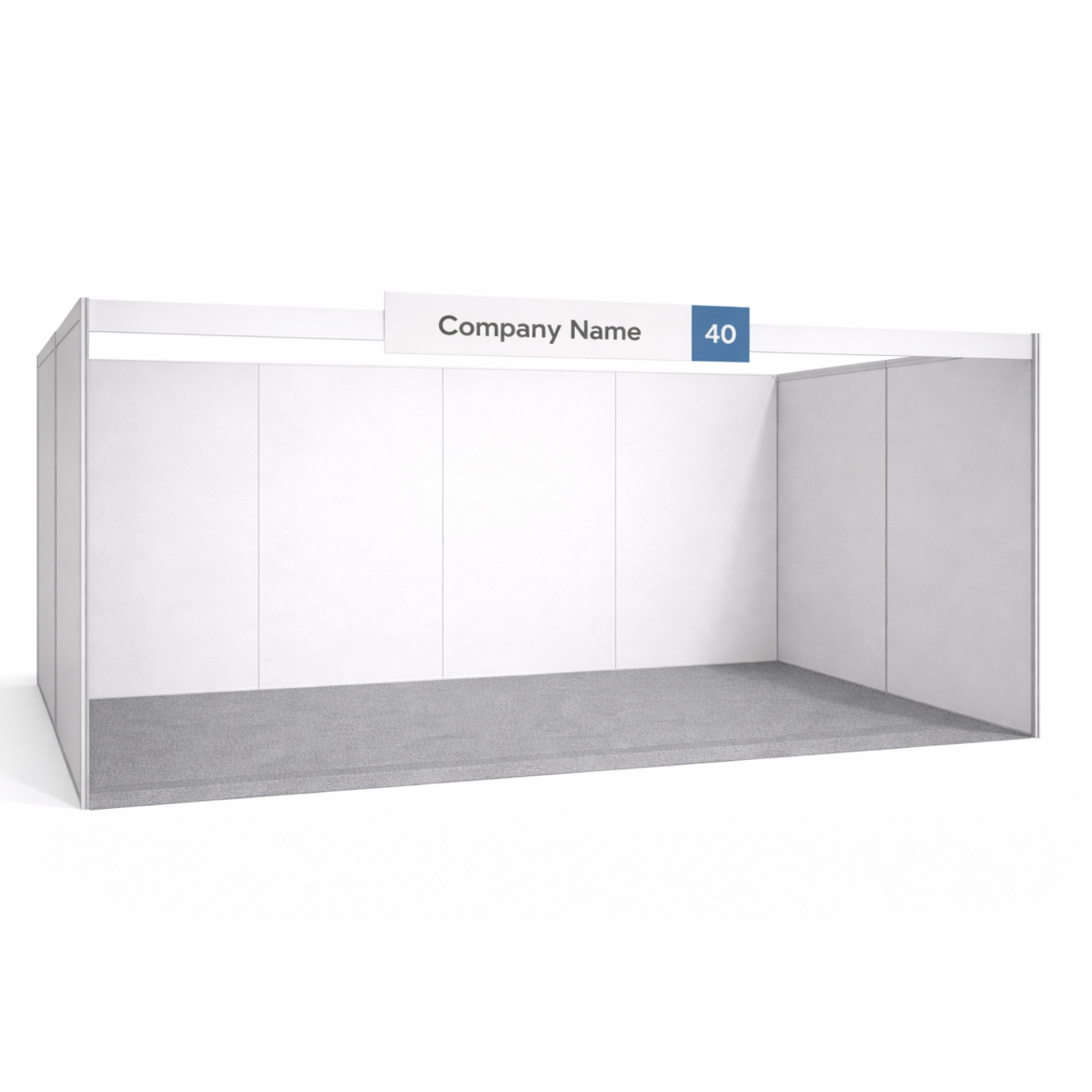 4m x 2m Exhibitor Stand