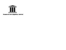 Monument Investigations Limited